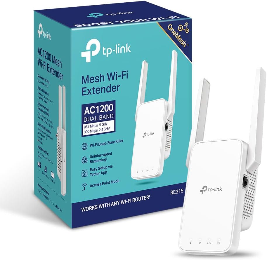 Extensor de Rango Wi-Fi TP-Link AC1200 Doble Banda RE305 / RE300 / RE315