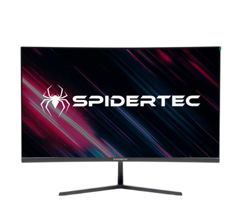 Monitor LED Curvo de 24 Pulgadas Spidertec Kraven Full HD 100Hz Slim Panel VA HDMI  DisplayPort