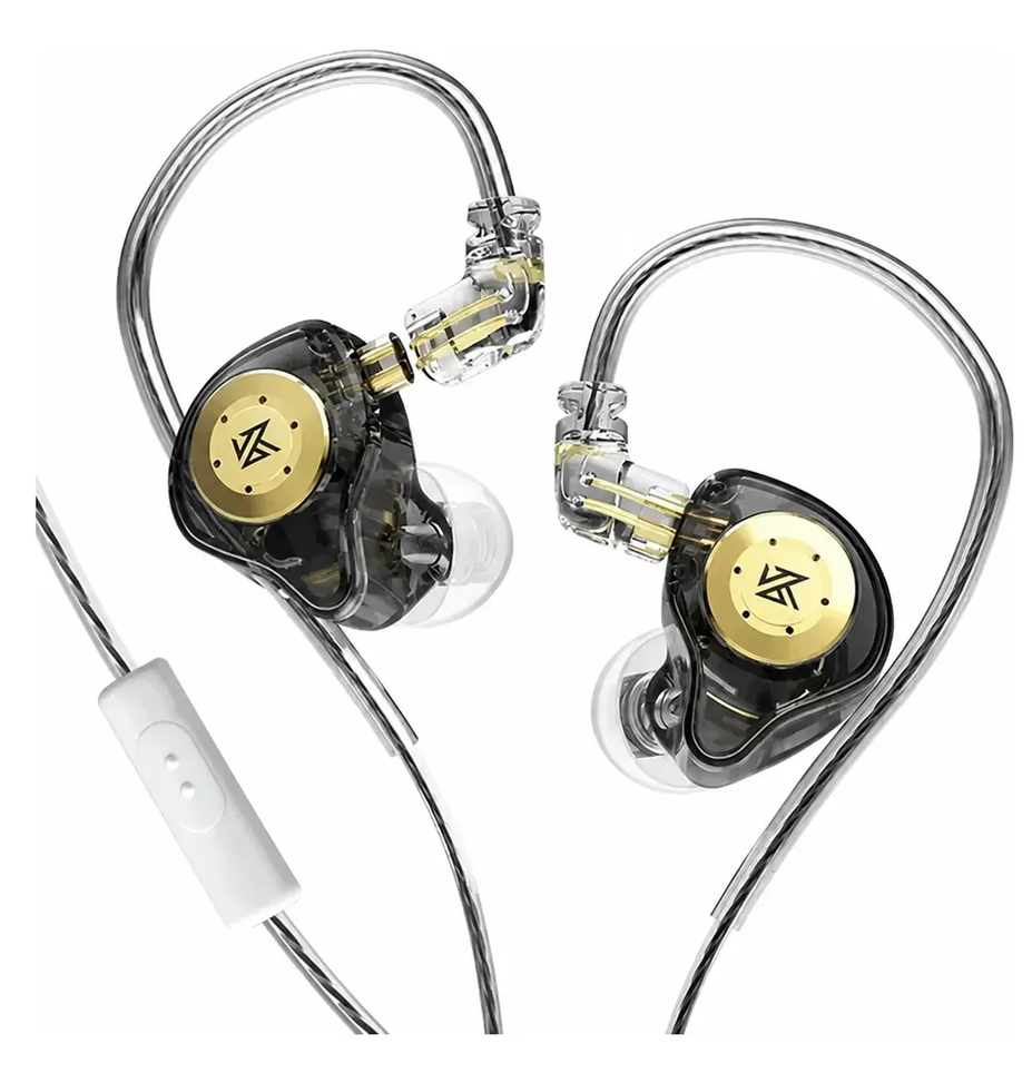 Audífonos In-Ear de Alta Fidelidad KZ EDX Pro Con Micrófono Driver Dinámico de Doble Circuito
