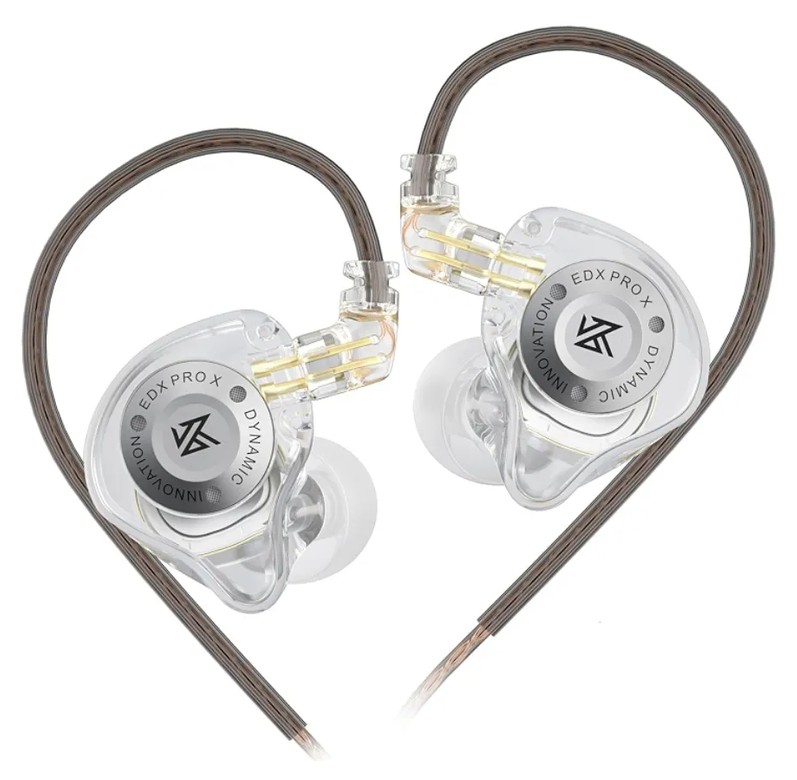 Audífonos In-Ear de Alta Fidelidad KZ EDX Pro X Sin Micrófono Driver Dinámico Mejorado