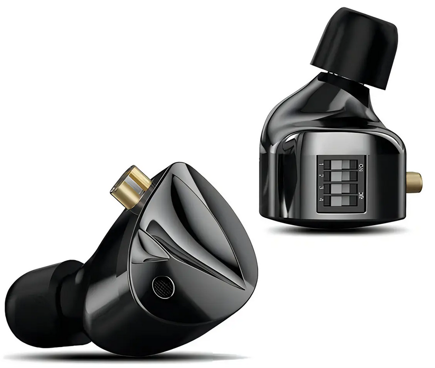Audífonos In-Ear de Alta Fidelidad KZ D-Fi Sin Micrófono Driver Dinámico de Doble Imán y Doble Cavidad
