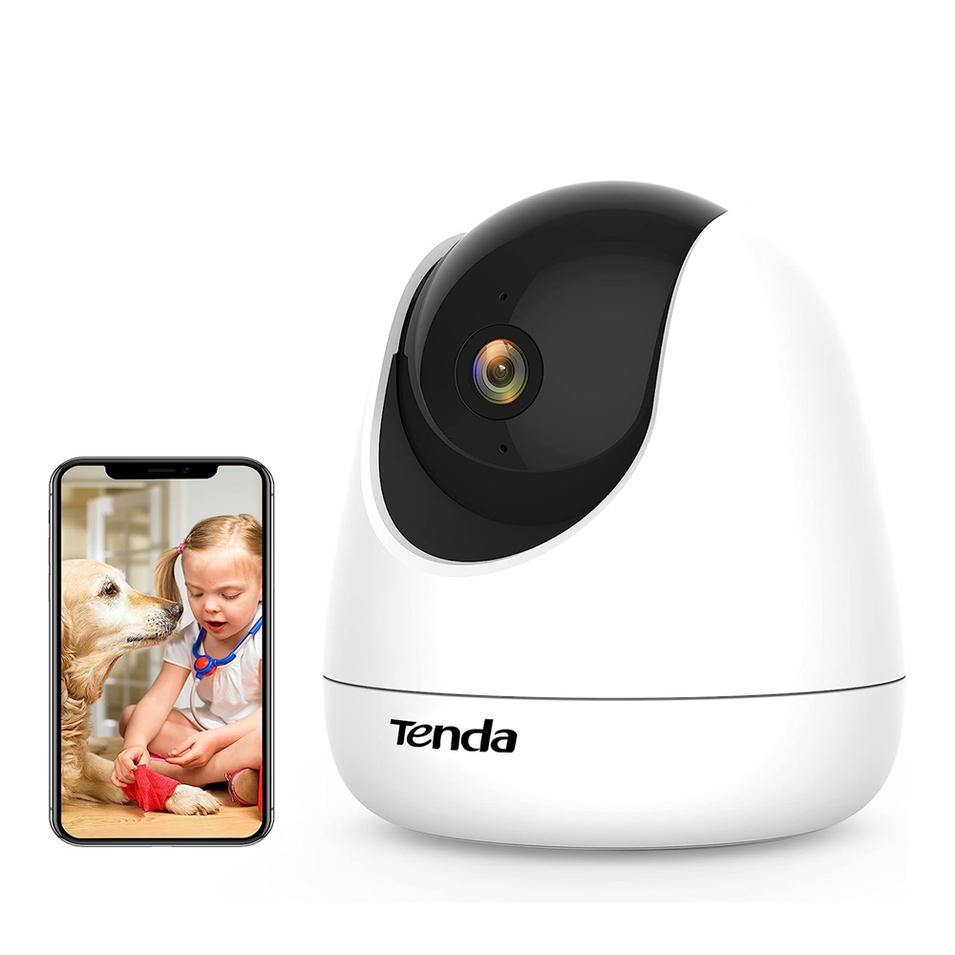 Cámara de Seguridad Pan/Tilt Wi-Fi Tenda CP3 (Full HD 1080p / Cobertura 360° / Visión Nocturna / Detección de Movimiento)