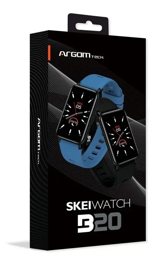 Reloj Inteligente ArgomTech Skeiwatch B20 (Pantalla Táctil / Monitoreo de Salud y Fitness / Notificaciones)
