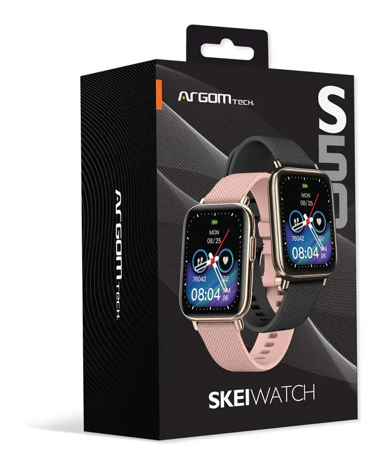 Reloj Inteligente ArgomTech Skeiwatch S50 (Pantalla Táctil / Monitoreo de Salud y Deporte / Notificaciones)